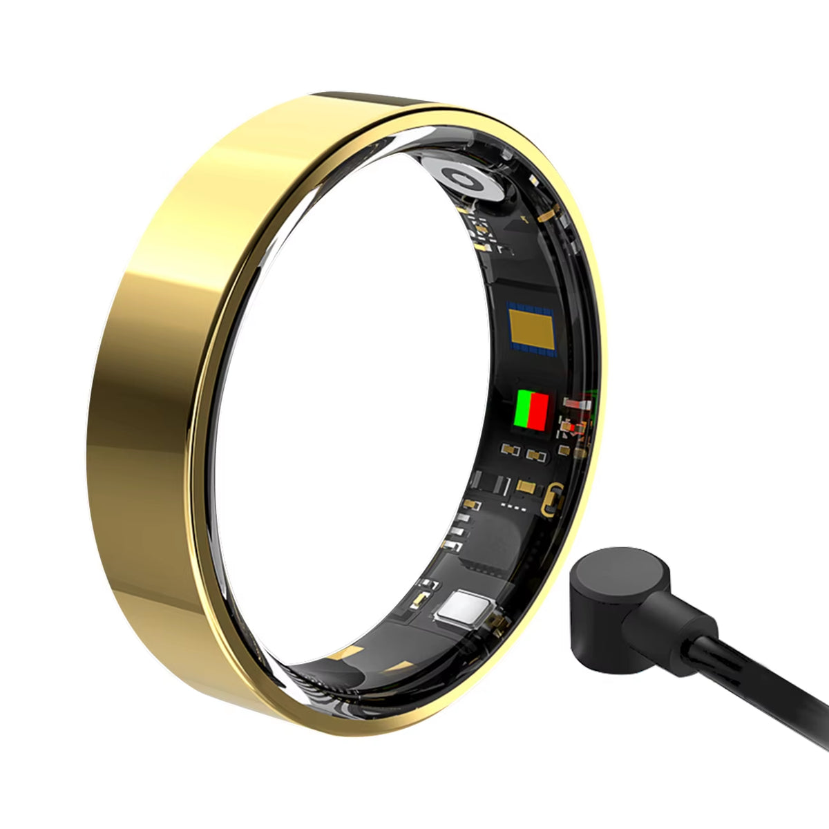 Smart Ring Heart Rate Blood Pressure Sleep Monitoring Motion Tracking Waterproof Men Women Smart Ring for Android Holiday Gift