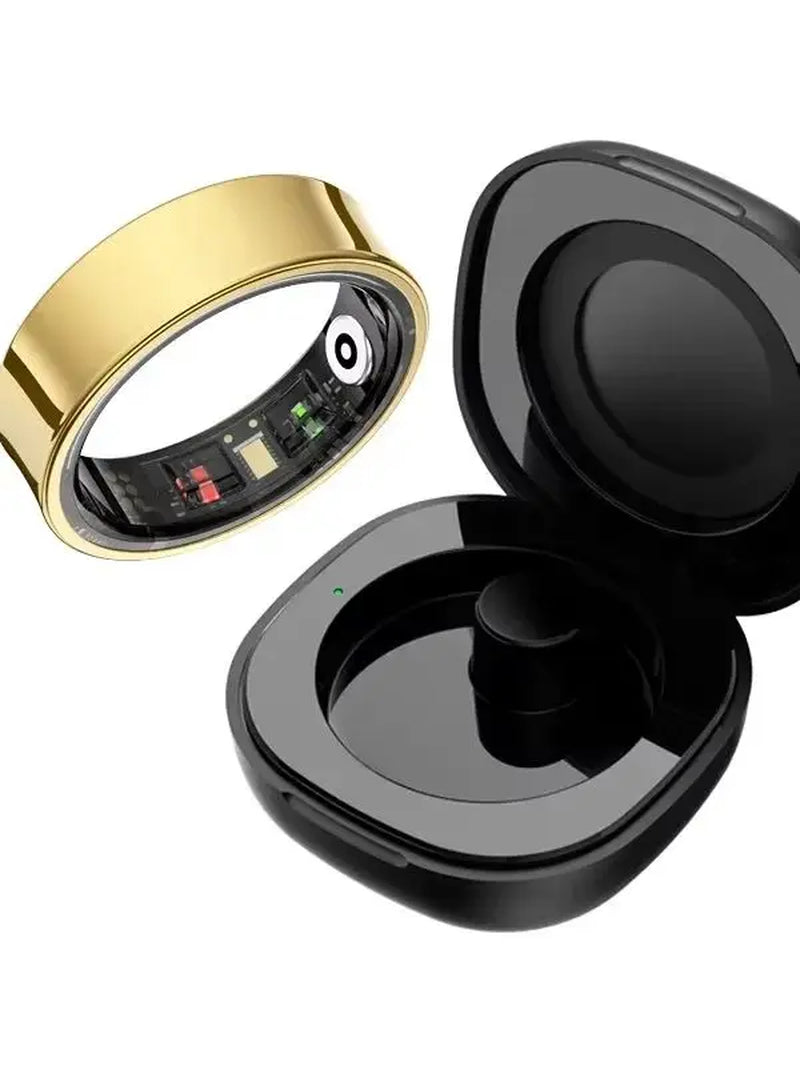 Smart Ring Heart Rate Blood Pressure Sleep Monitoring Motion Tracking Waterproof Men Women Smart Ring for Android Holiday Gift