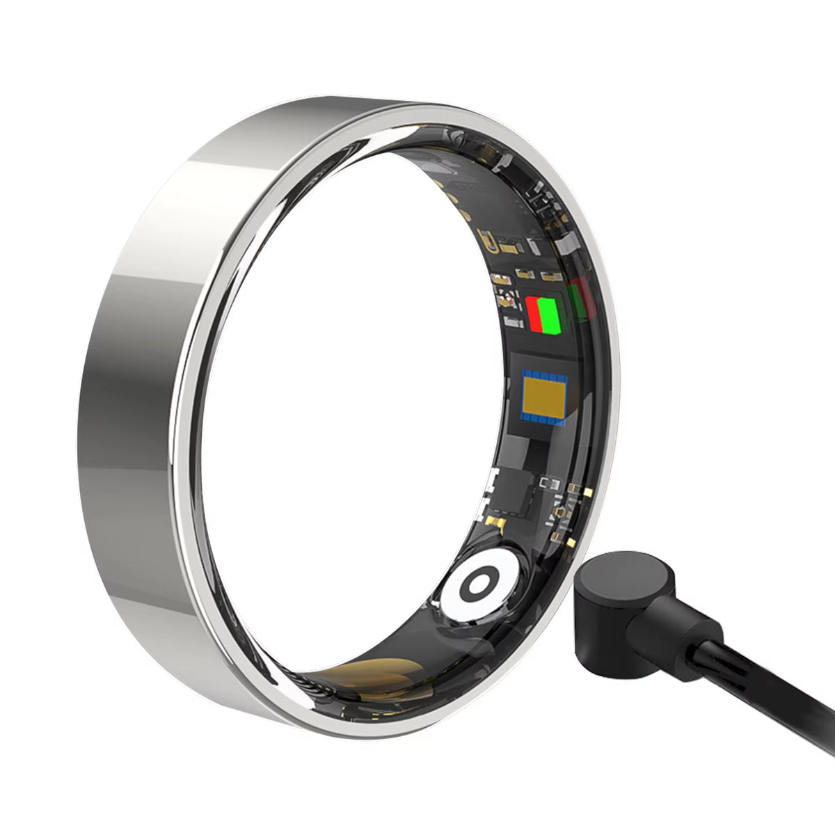 Smart Ring Heart Rate Blood Pressure Sleep Monitoring Motion Tracking Waterproof Men Women Smart Ring for Android Holiday Gift