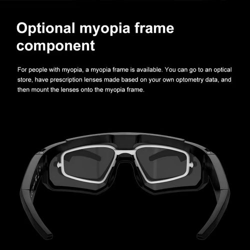 2026 New Chatgpt AI Smart Glasses 2400W 1080P anti Shake Video Sport Cycling Sunglasses Dual Mic 32GB Windproof